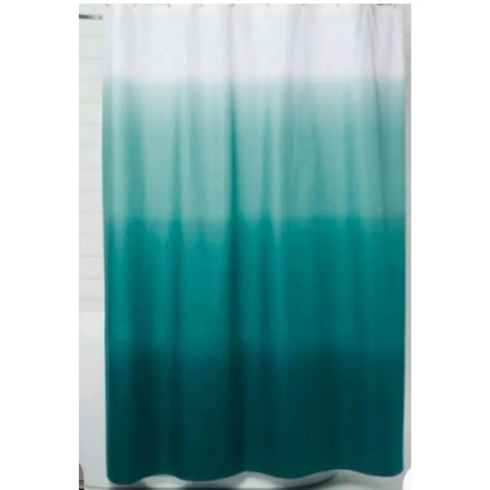 Threshold shower curtain